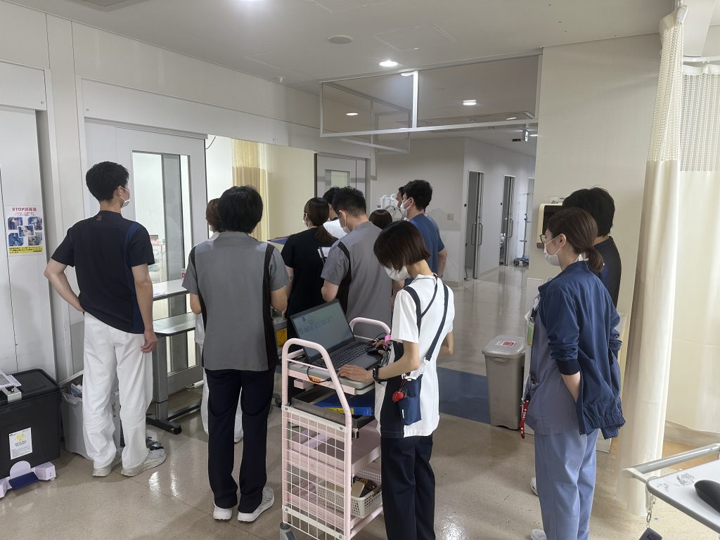 ウォーキングカンファレンスの様子